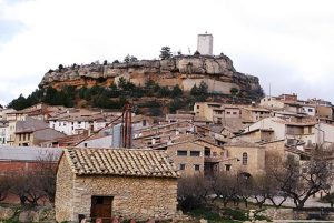 Qué ver en Monroyo. Vista del pueblo.